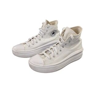 Converse Chuck Taylor All Star Move Hi Platform Sneaker Womens 9 White Y2K